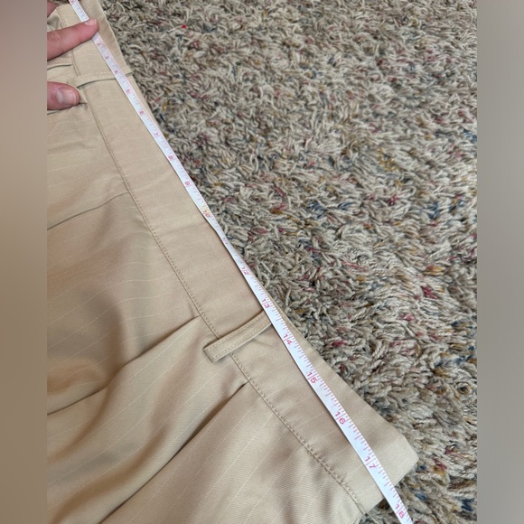 Cider Solid Texture Pleated Wide Leg Trousers Curve & Plus - Picture 10 of 12